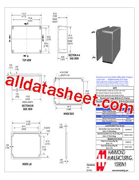 cnc machined 1590n1|hammond 1590n1 parts.